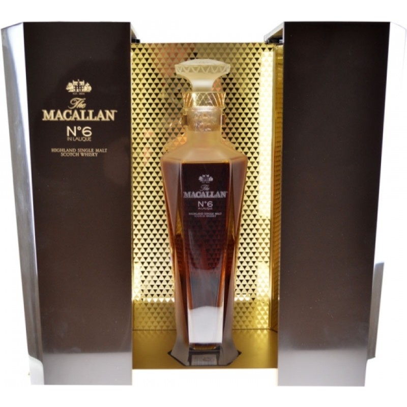 Macallan No.6 in Lalique Decanter - 1824 Master Series (700ml)